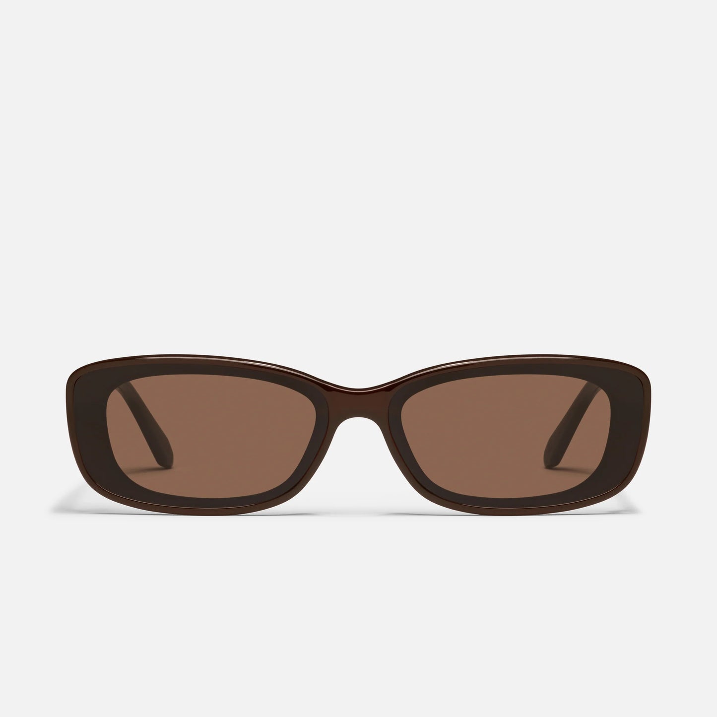 Vibe Check Quay Sunglasses - Chocolate/Brown