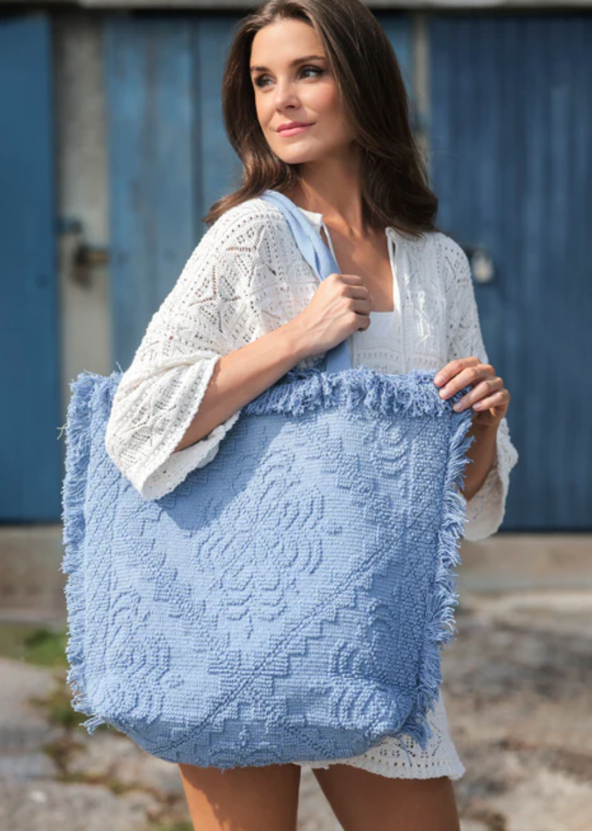Sienna Tote Bag Blue