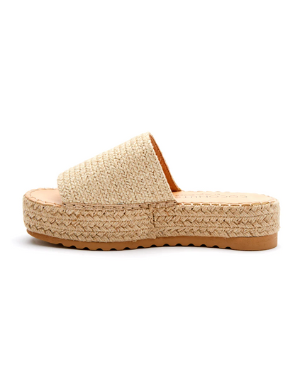 Matisse Del Mar Platform Sandals - Natural