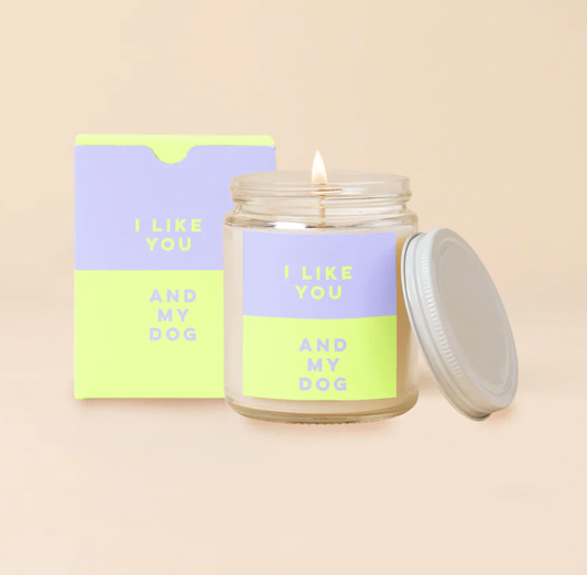 I Like You & My Dog Candle