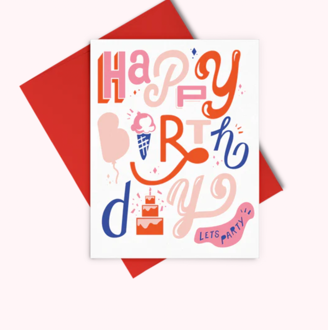 Birthday Letters Card