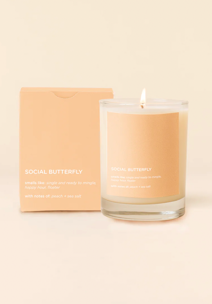 Social Butterfly Candle