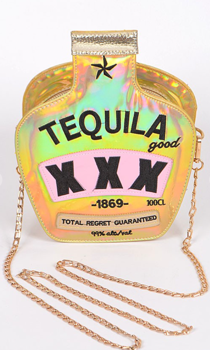 Gold Tequila Purse