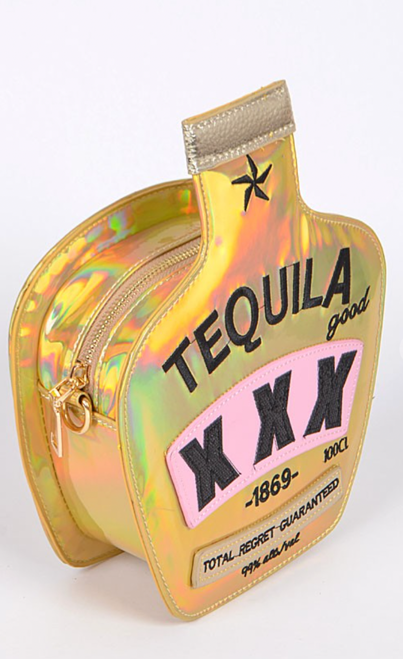 Gold Tequila Purse