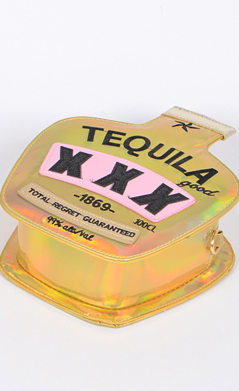 Gold Tequila Purse