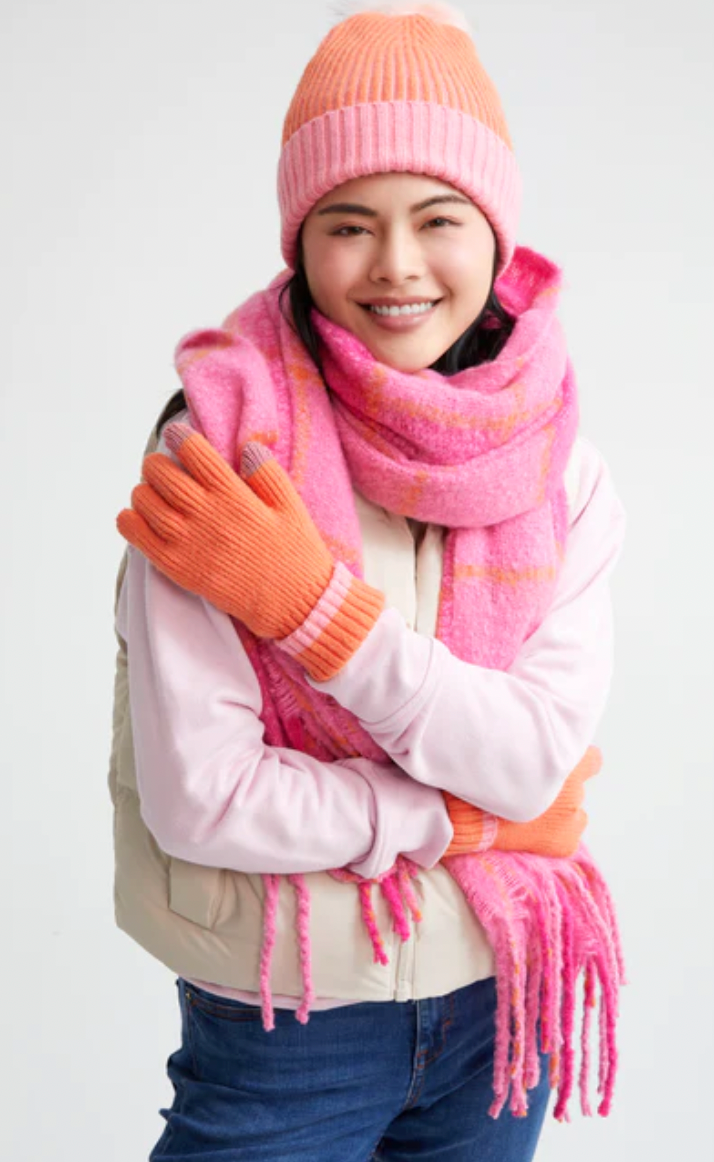 Joy Touchscreen Gloves Orange