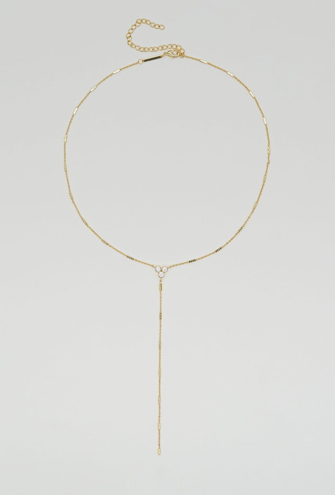 Shiny Lariat Necklace