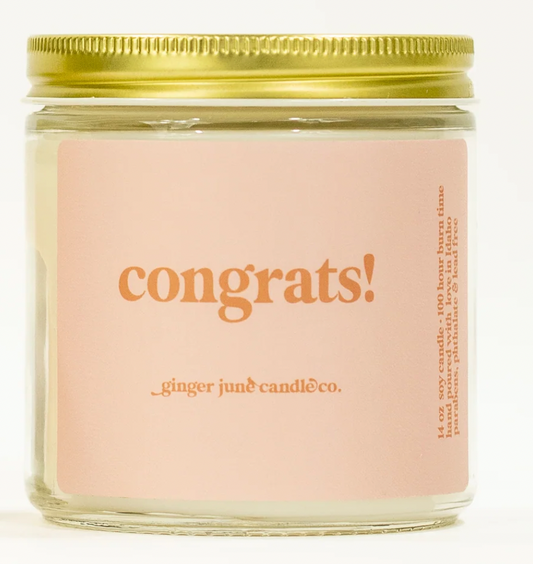 Congrats Candle 16oz