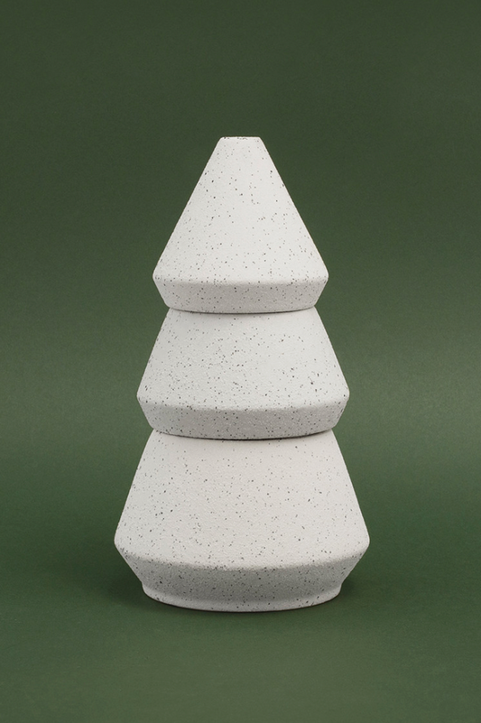 Cypress Fir Holiday Speckle Tree Candle 16oz.