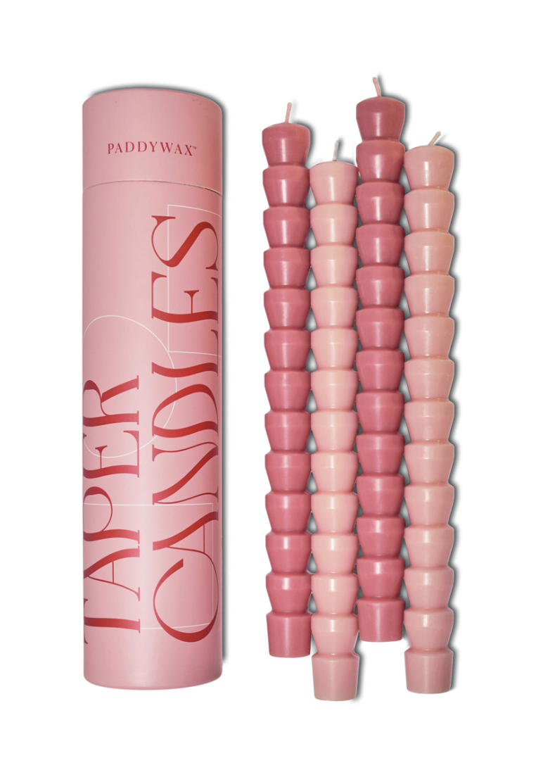 Pink & Blush Tapered Candle Set