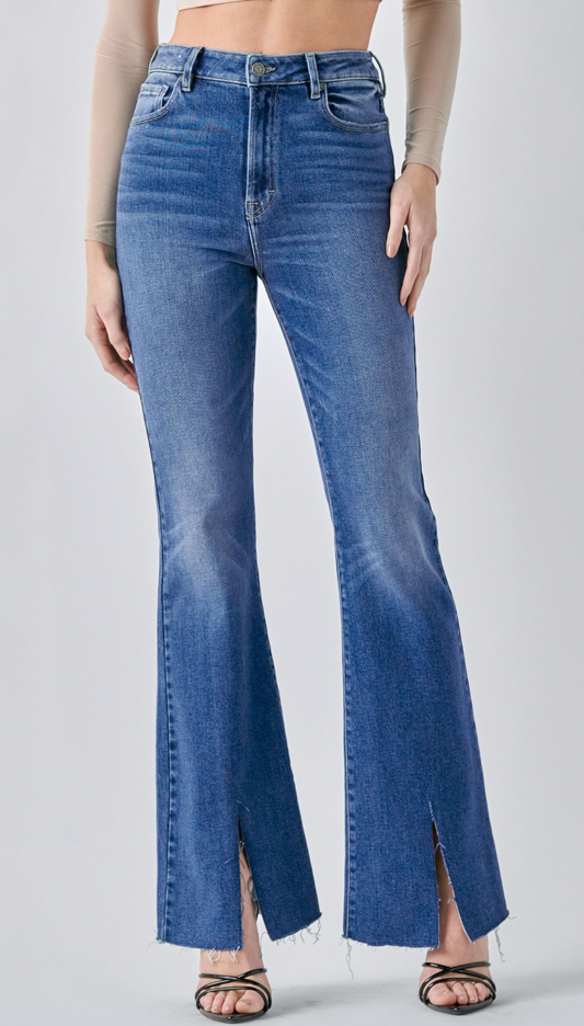 Happi Ultra Flare Jeans w/ Front Slit