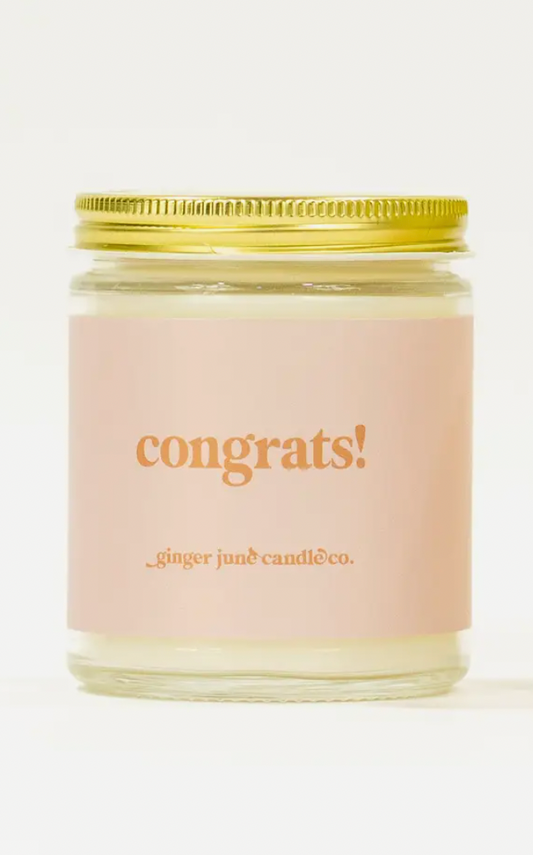 Congrats Candle 8oz