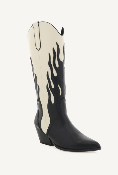 Zarina Black/Ivory Billini Boots