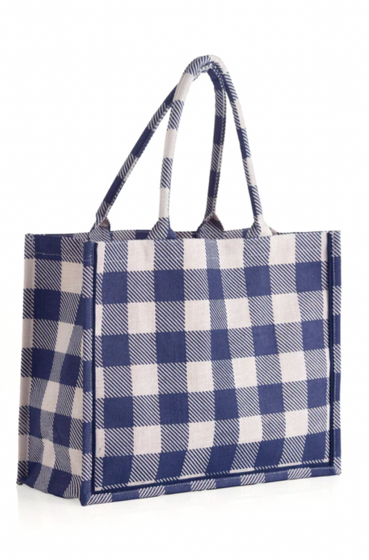 Dolly Gingham Tote Bag
