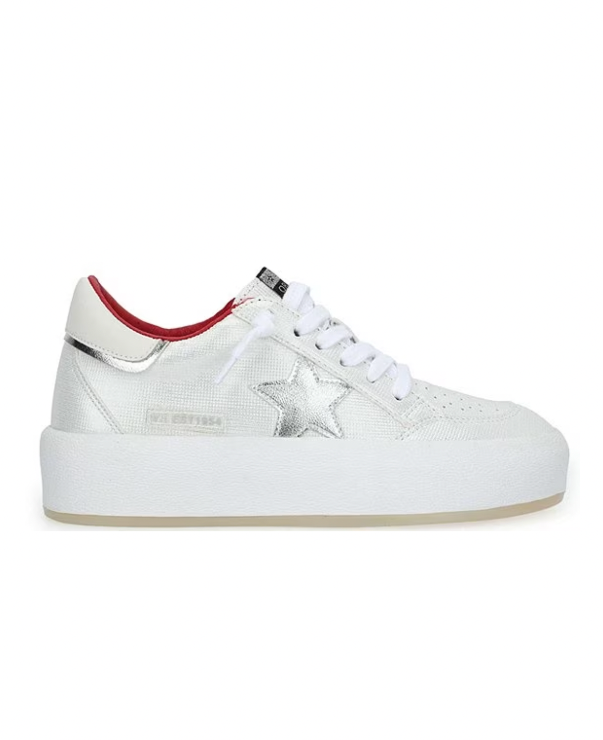 Vintage Havana Ream Red Silver Star Sneakers