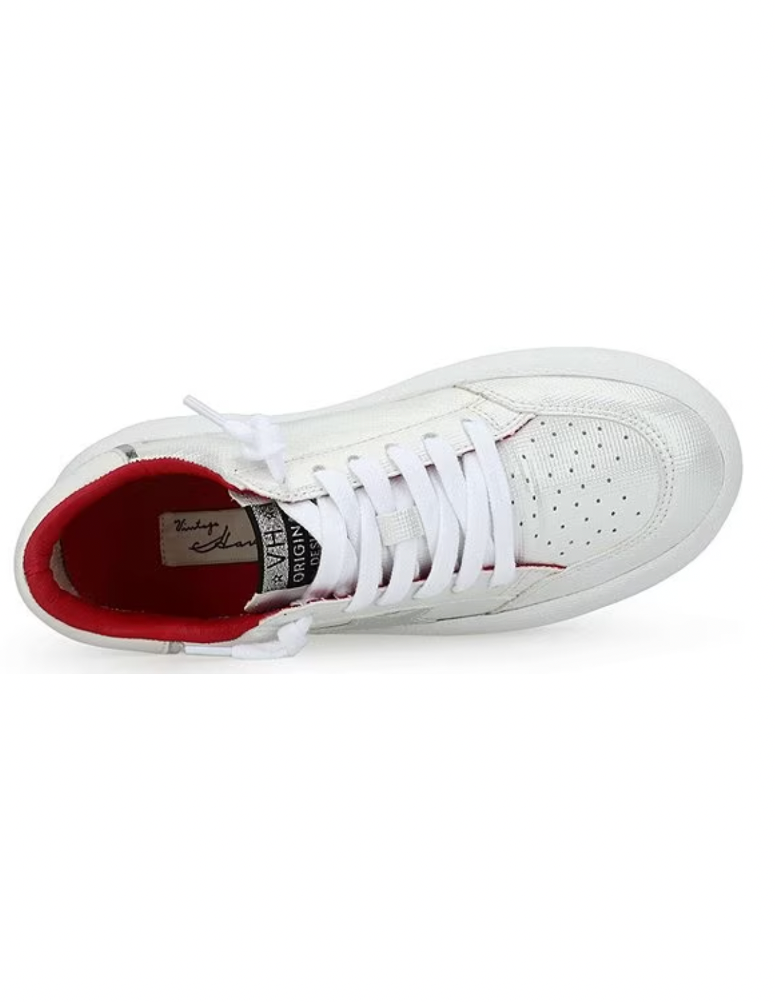 Vintage Havana Ream Red Silver Star Sneakers
