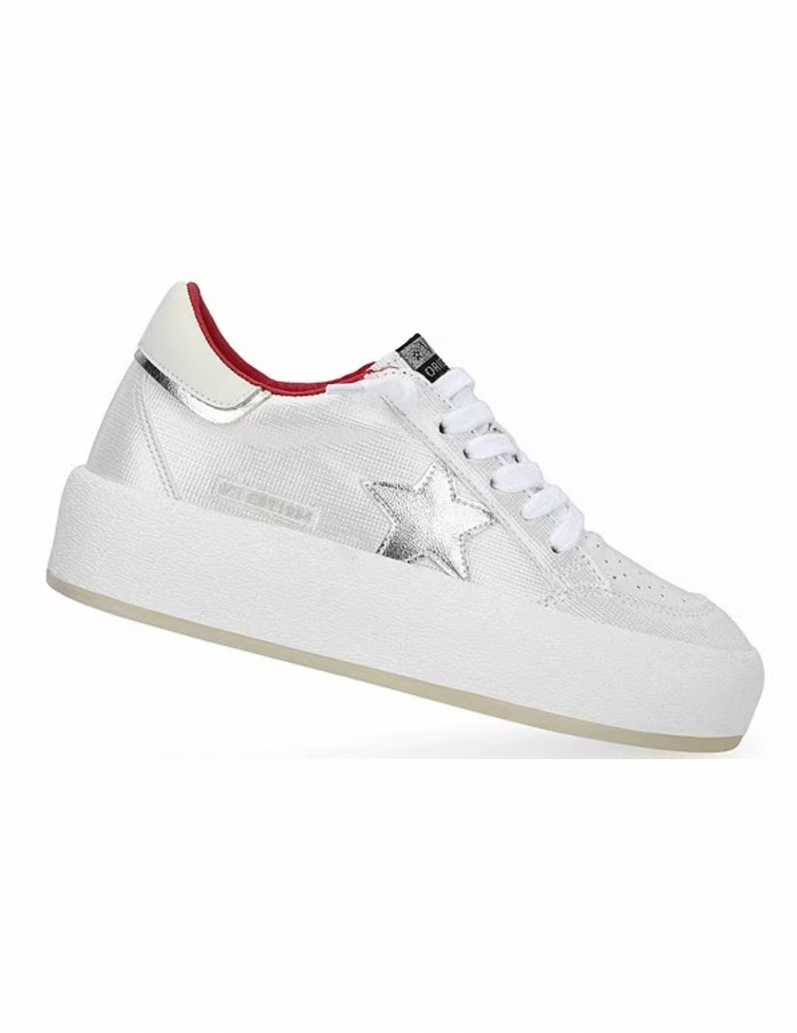 Vintage Havana Ream Red Silver Star Sneakers