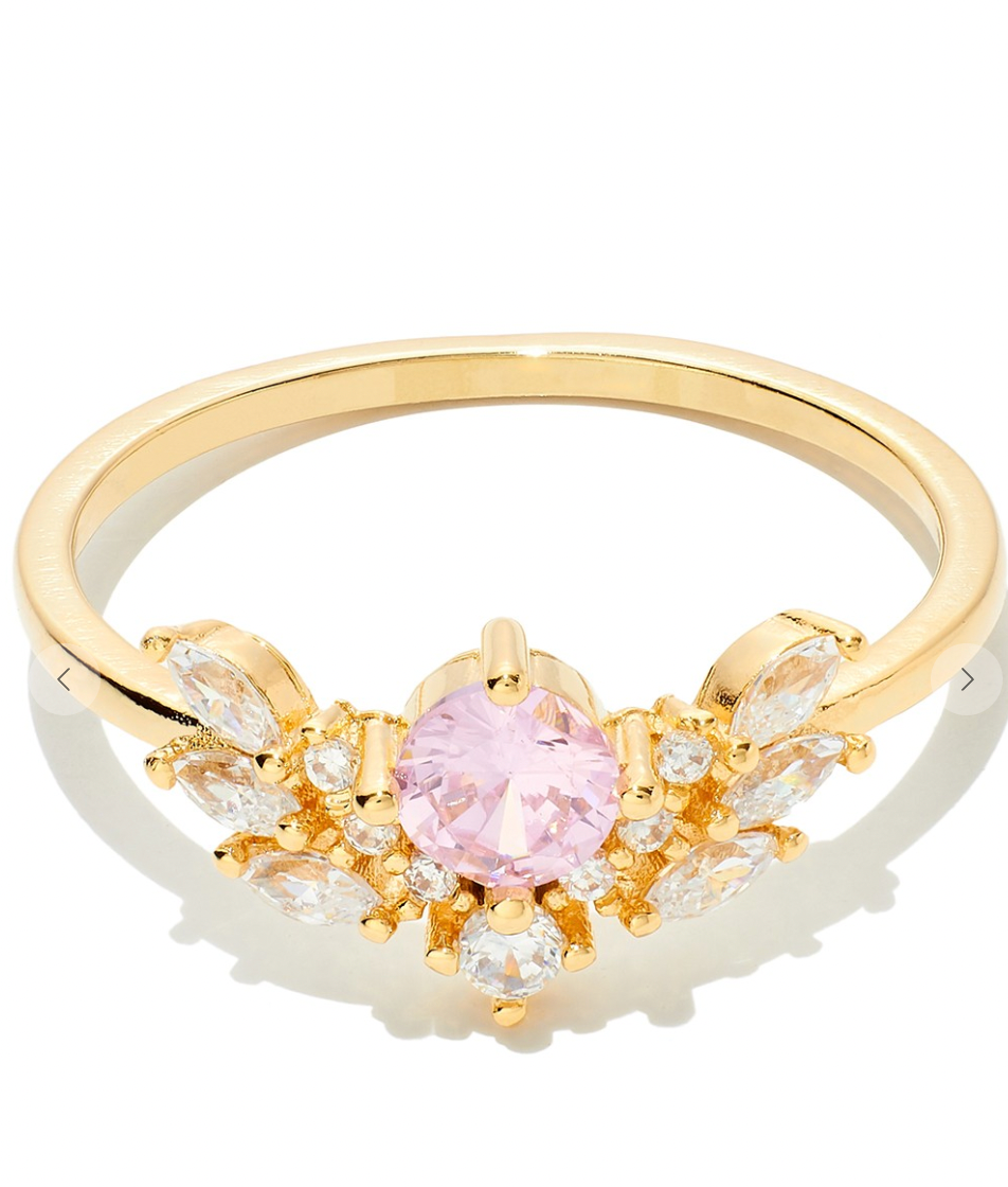 Pink & Clear Ring