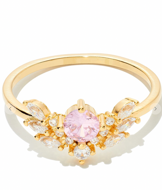 Pink & Clear Ring
