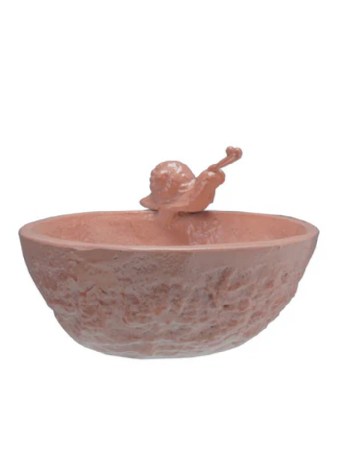 Pink Snail Bowl