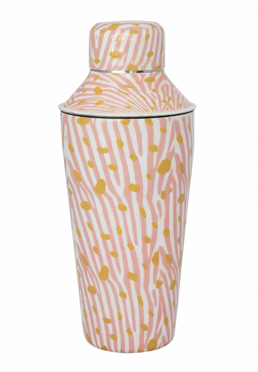 Zebra Print Cocktail Shaker