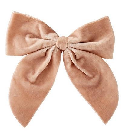 Velvet Bow Napkin Ties Blush