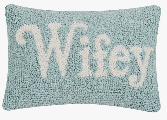 Wifey Hook Pillow