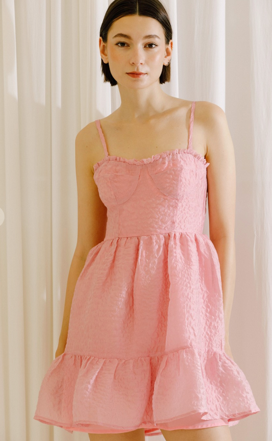 Paradiso Pink Textured Dress