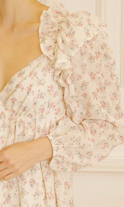 Waverly Floral Babydoll Dress