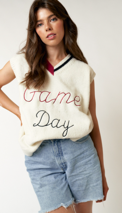 Game Day Sweater Vest