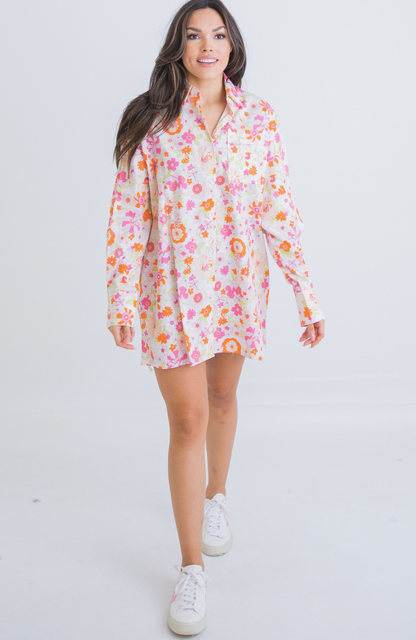 London Floral Pocket Dress