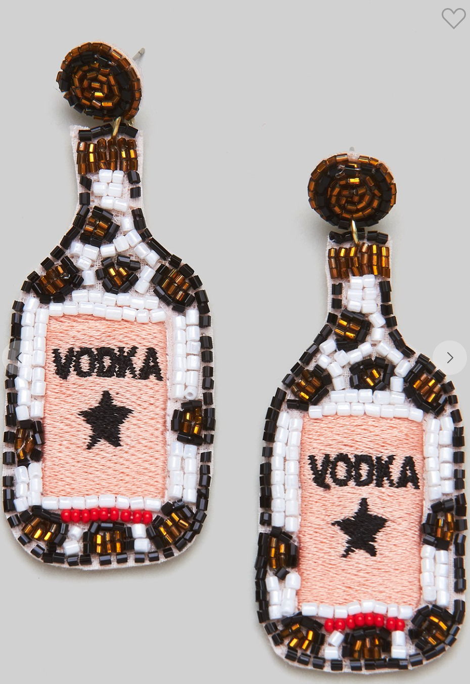 Beaded Vodka Earrings