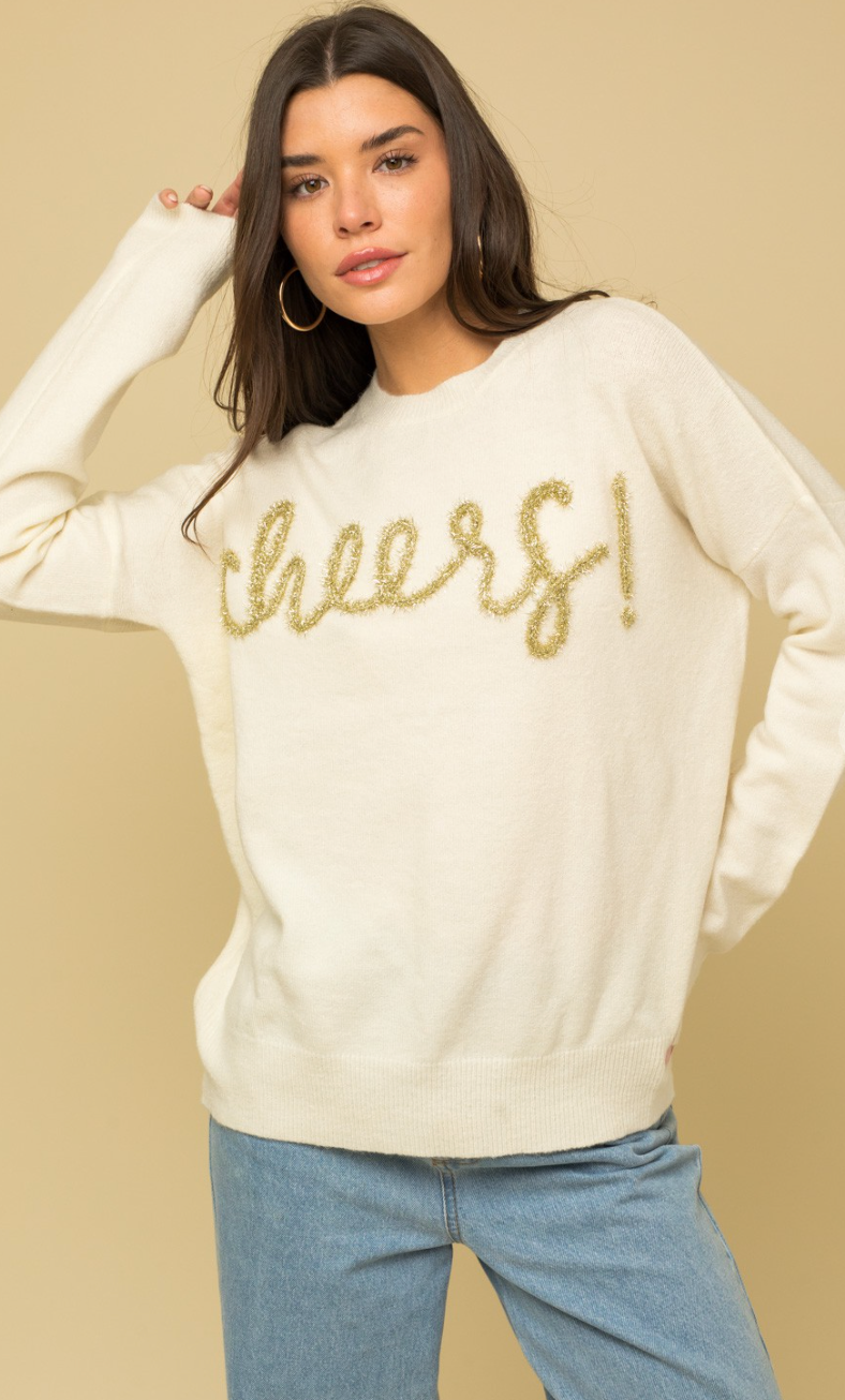 Cheers Pullover Sweater