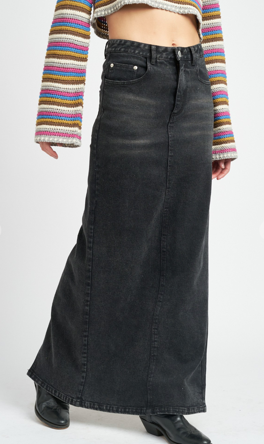 Pencil Skirt with Back Slit
