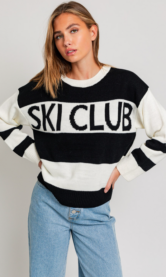 Ski Club Sweater