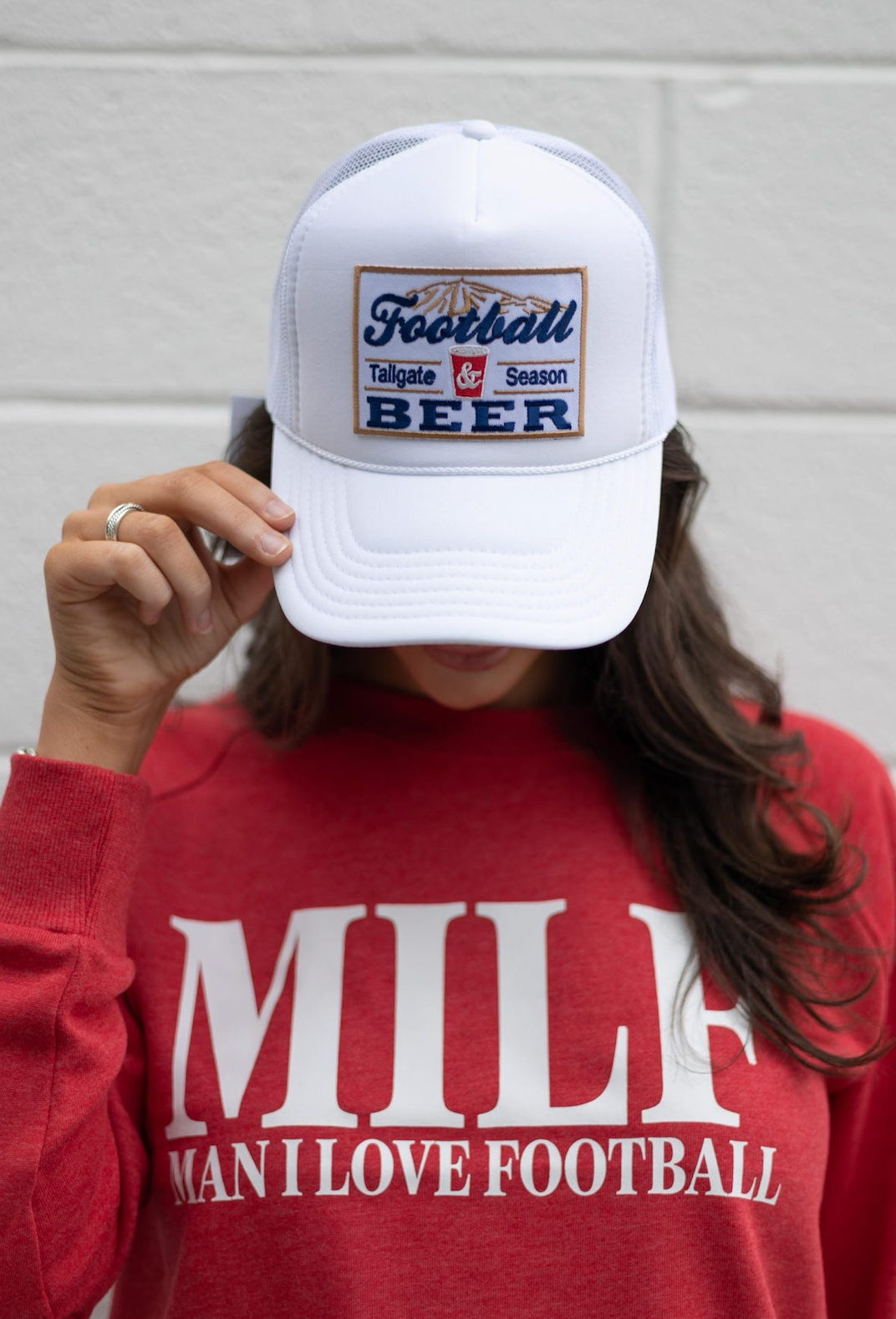 Football & Beer Patch Hat
