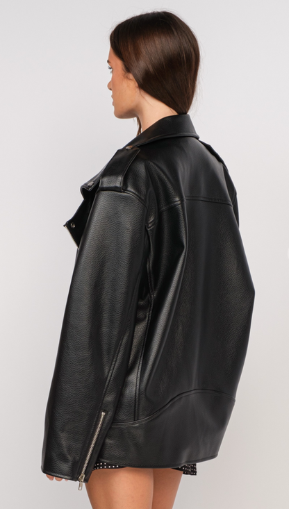 Quinn Faux Leather Jacket