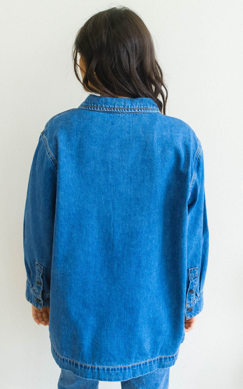 Victoria Denim Shirt Jacket