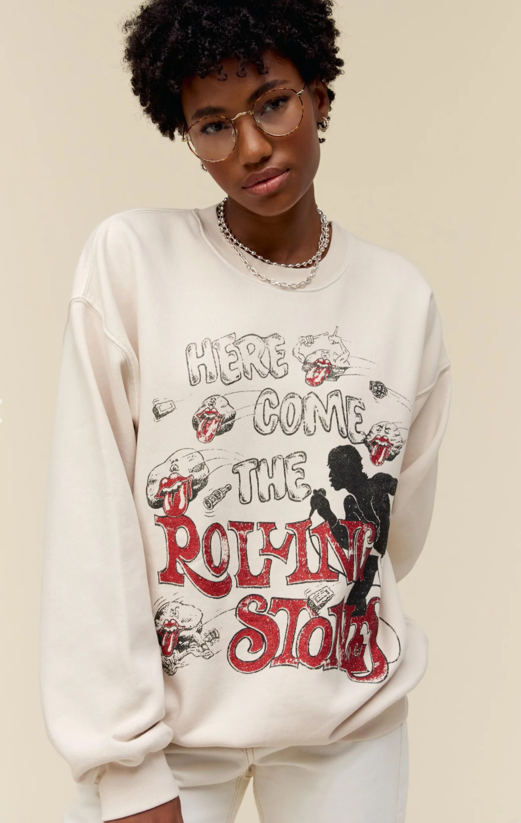 Rolling Stones Here Comes the Stones Crewneck