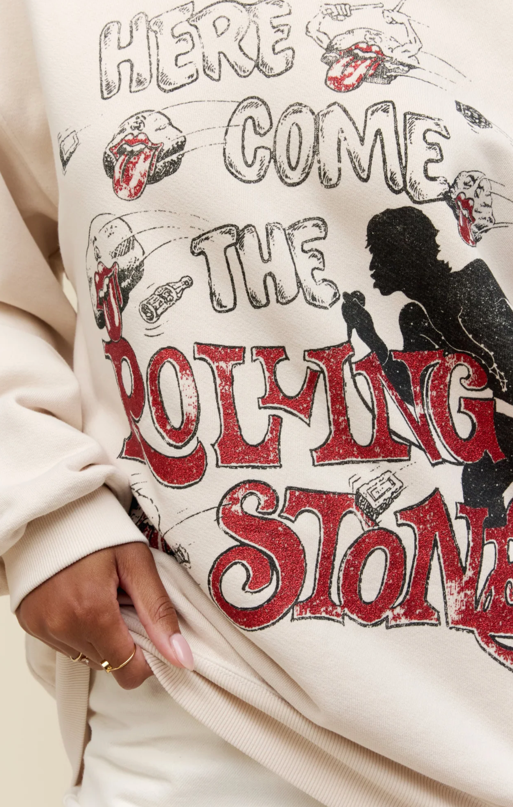 Rolling Stones Here Comes the Stones Crewneck