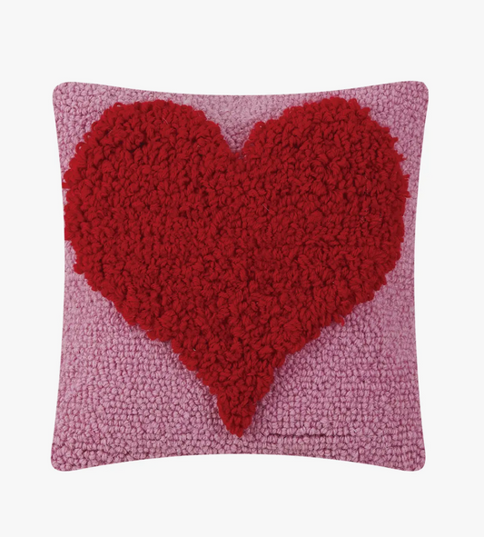 Looped Heart Pillow