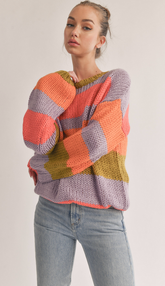 Taylor Multi Stripe Sweater