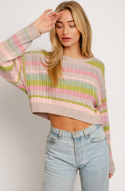 Makenzie Stripe Sweater