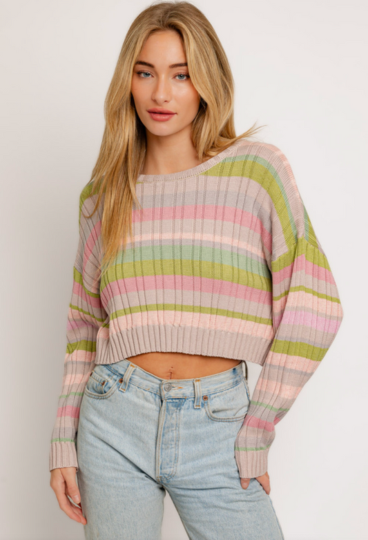 Makenzie Stripe Sweater