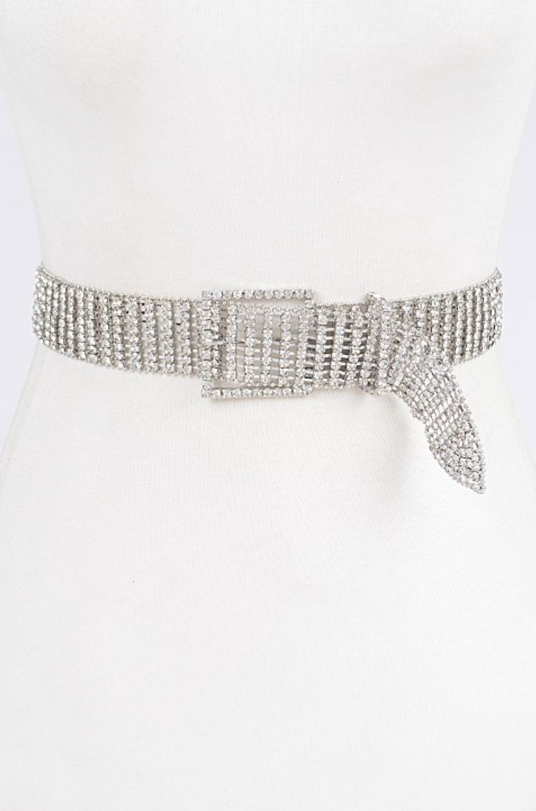 Rhinestone Shiny Belt