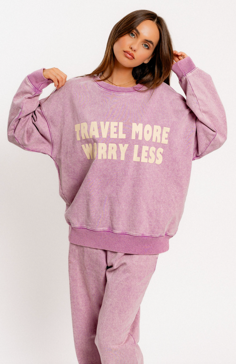 Travel More Worry Less Lounge Set of 2