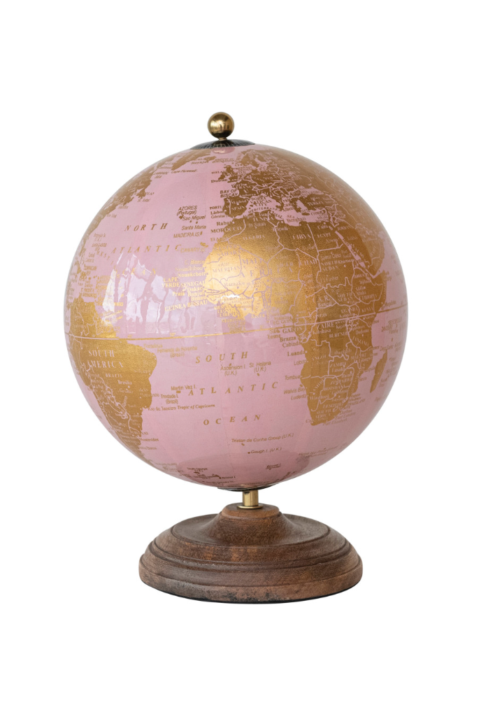 Pink Round Globe