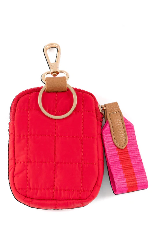Ezra Clip On Pouch Red