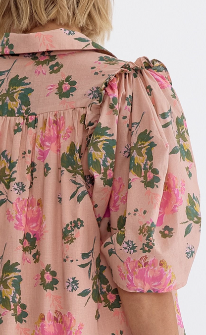 Mitzy Floral Print Dress