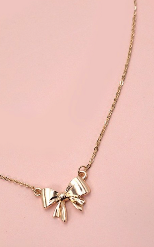Little Bow Necklace